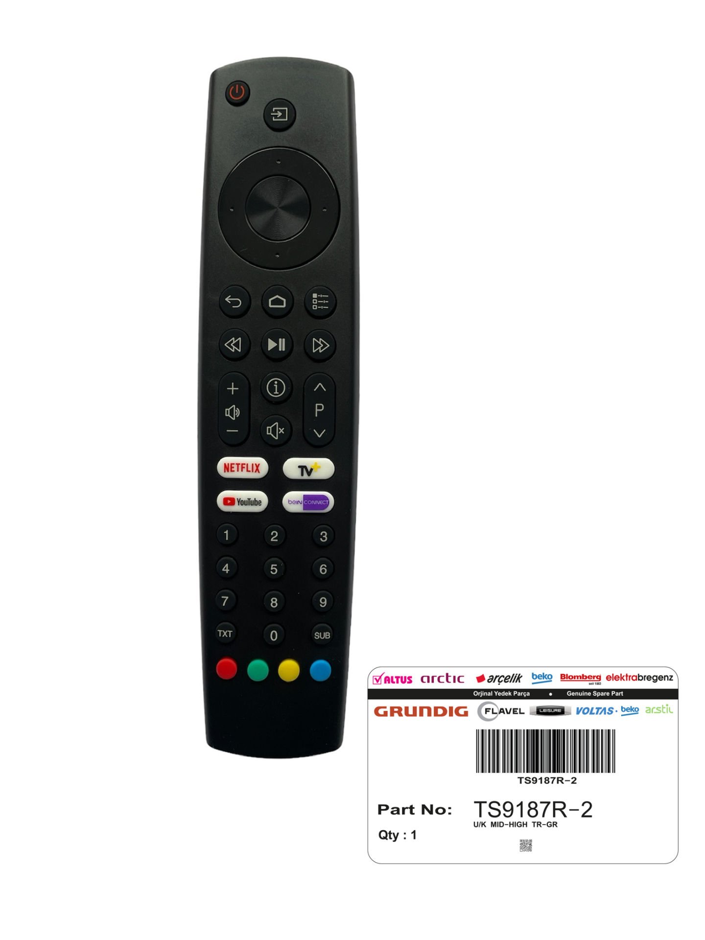 Arçelik Beko Grundig Android 4K LED Tv Kumandası (Android 2)