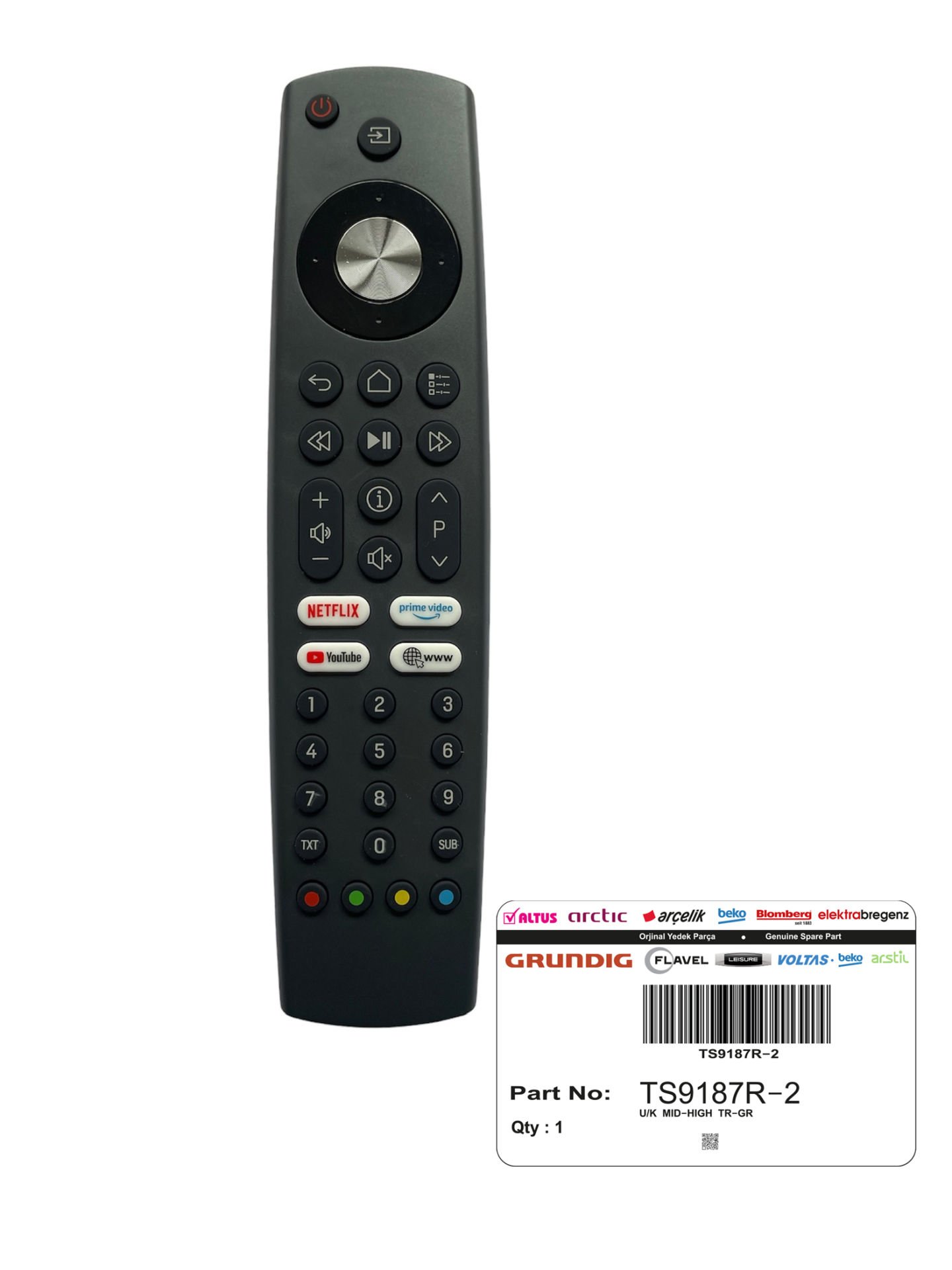 Arçelik Beko Grundig Android 4K LED Tv Kumandası (Android 4)