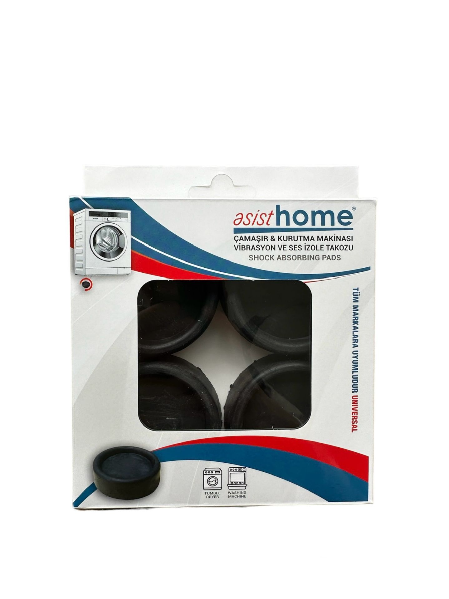Titreşim Önleyici Kauçuk Ayak Takımı Seti ( Siyah )