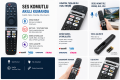 Arçelik Beko Grundig Altus Uyumlu Ses Komutlu Akıllı TV Kumandası ( VS 2187R-2)