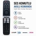 Arçelik Beko Grundig Altus Uyumlu Ses Komutlu Akıllı TV Kumandası ( VS 2187R-5)